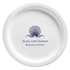 Graceful Seashell Paper Plates