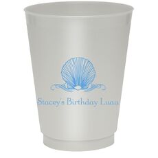 Graceful Seashell Colored Shatterproof Cups