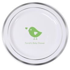 Baby Bird Premium Banded Plastic Plates