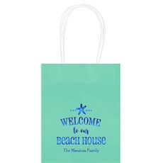 Welcome to Our Beach House Mini Twisted Handled Bags