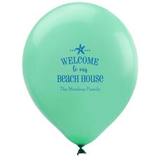 Welcome to Our Beach House Latex Balloons