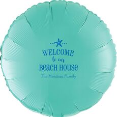 Welcome to Our Beach House Mylar Balloons