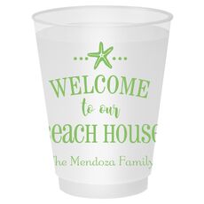 Welcome to Our Beach House Shatterproof Cups