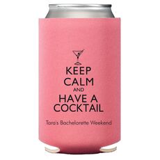 Keep Calm and Have a Cocktail Collapsible Huggers