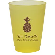 Hawaiian Pineapple Colored Shatterproof Cups