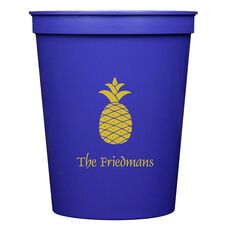 Hawaiian Pineapple Stadium Cups