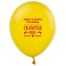 Crawfish Boil Latex Balloons