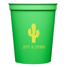 Desert Cactus Stadium Cups