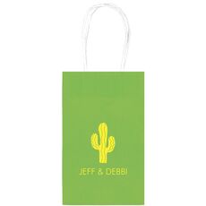 Desert Cactus Medium Twisted Handled Bags
