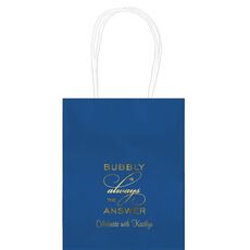 Bubbly is the Answer Mini Twisted Handled Bags