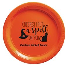 Spell On You Halloween Paper Plates