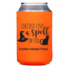 Spell On You Halloween Collapsible Koozies