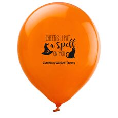 Spell On You Halloween Latex Balloons