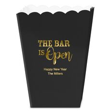 The Bar is Open Mini Popcorn Boxes