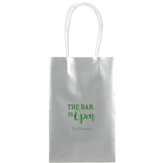 The Bar is Open Medium Twisted Handled Bags