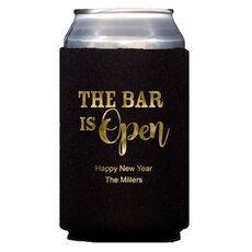 The Bar is Open Collapsible Koozies