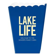 Lake Life Mini Popcorn Boxes