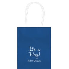 Sweet Baby Boy Mini Twisted Handled Bags