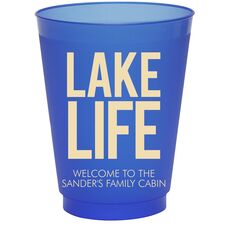 Lake Life Colored Shatterproof Cups