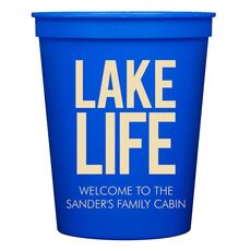 Lake Life Stadium Cups
