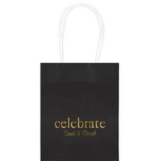 Big Word Celebrate Mini Twisted Handled Bags