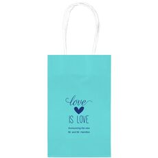 Love is Love Medium Twisted Handled Bags