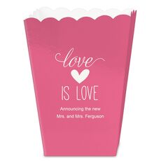 Love is Love Mini Popcorn Boxes