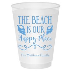 The Beach Is Our Happy Place Shatterproof Cups