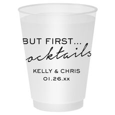 But First Cocktails Shatterproof Cups