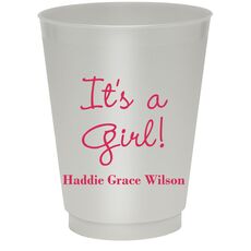 Sweet Baby Girl Colored Shatterproof Cups