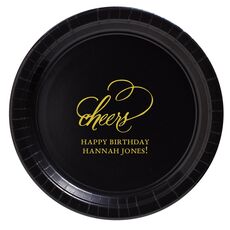 Refined Cheers Paper Plates