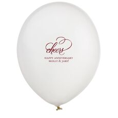 Refined Cheers Latex Balloons