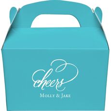 Refined Cheers Gable Favor Boxes