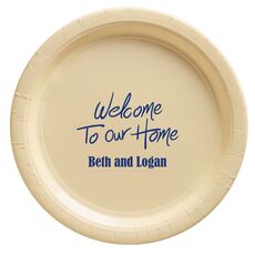Fun Welcome to our Home Paper Plates