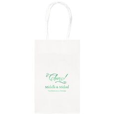 Elegant Cheers Medium Twisted Handled Bags