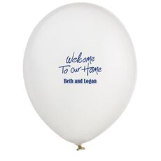 Fun Welcome to our Home Latex Balloons