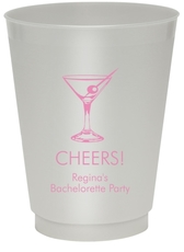 Martini Party Colored Shatterproof Cups