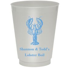 Lobster Colored Shatterproof Cups