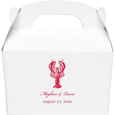 Lobster Gable Favor Boxes