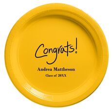 Fun Congrats Paper Plates