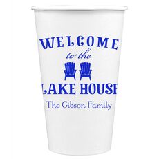 Welcome to the Lake House Paper Coffee Cups