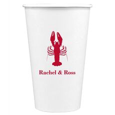 Maine Lobster Paper Coffee Cups