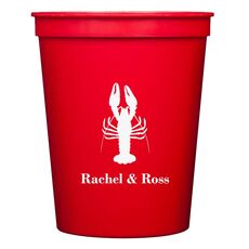 Maine Lobster Stadium Cups