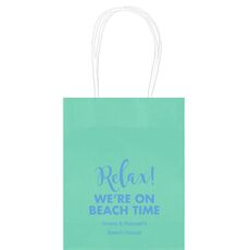 Relax We're on Beach Time Mini Twisted Handled Bags
