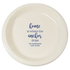 Home is Where the Anchor Drops Plastic Plates