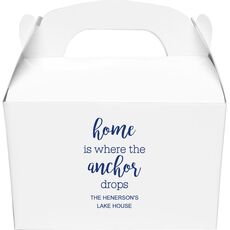 Home is Where the Anchor Drops Gable Favor Boxes