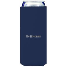 Your Name Collapsible Slim Koozies