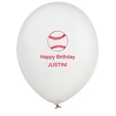 All Star Baseball Latex Balloons