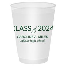 Bold Class of Graduation Shatterproof Cups