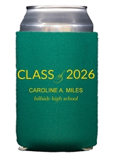 Bold Class of Graduation Collapsible Huggers